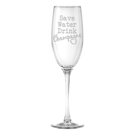 Save Water Drink Champagne Set of 2