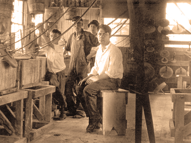 Albert Roye Founder with three employees