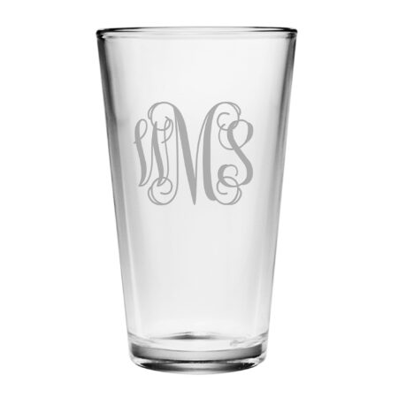 Interlocking Monogram Pint