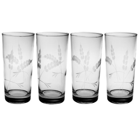 Laramie Hand Cut - Set of Four High Ball