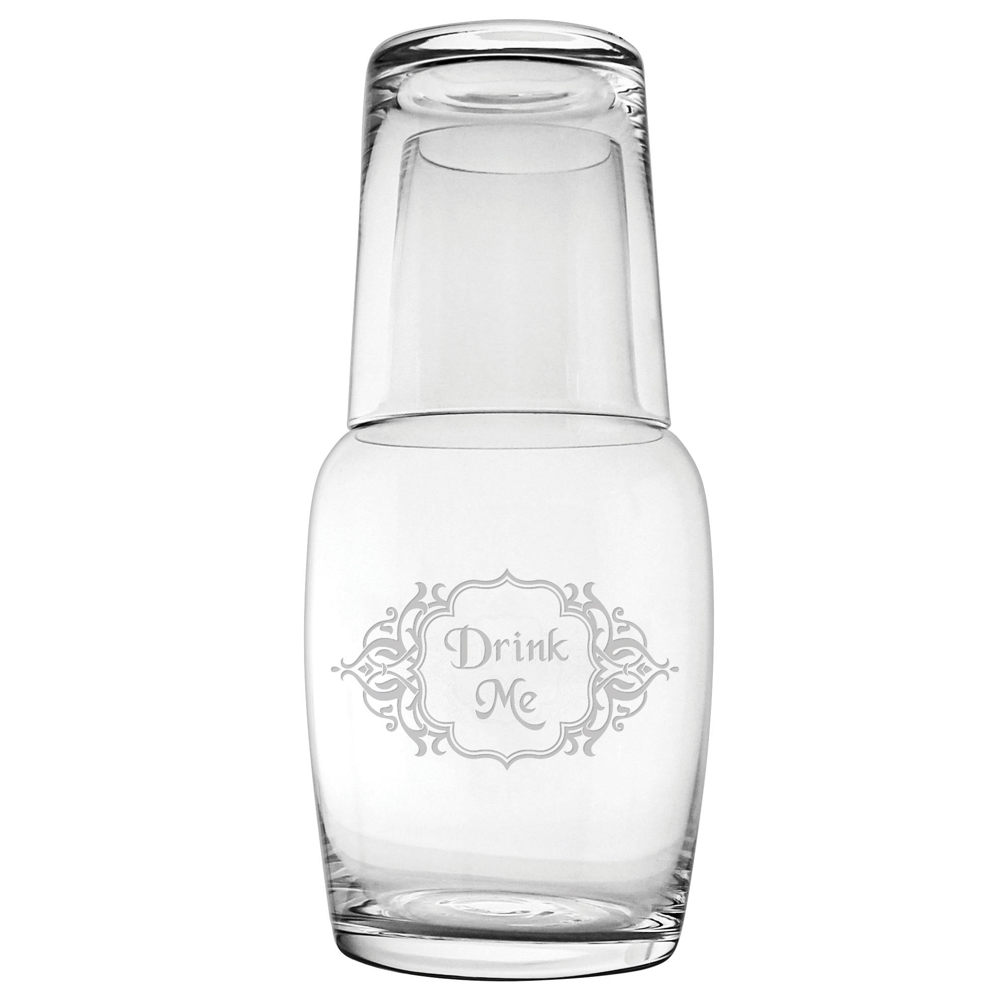 Drink Me - Night Bottle and Glass Cup Set