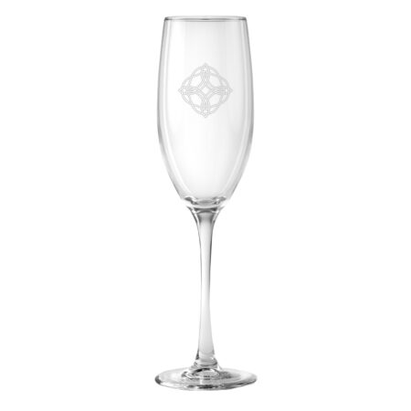 Celtic Design on a champagne flute