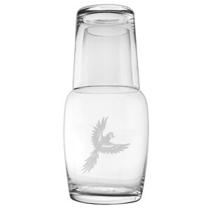 Parrot night bottle and cup set