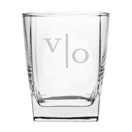 Quinn two letter initials on DOF glass