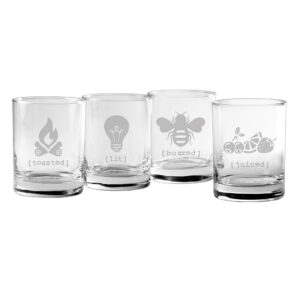 Tipsy Assortment DOR Glasses