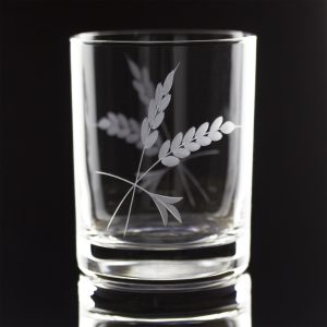 Laramie - Hand Cut Whiskey DOR Glass - Set 4
