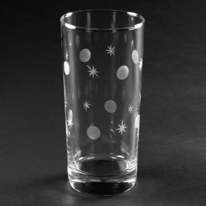 Double Norse Hand Cut Highball Glasses - Set of Four