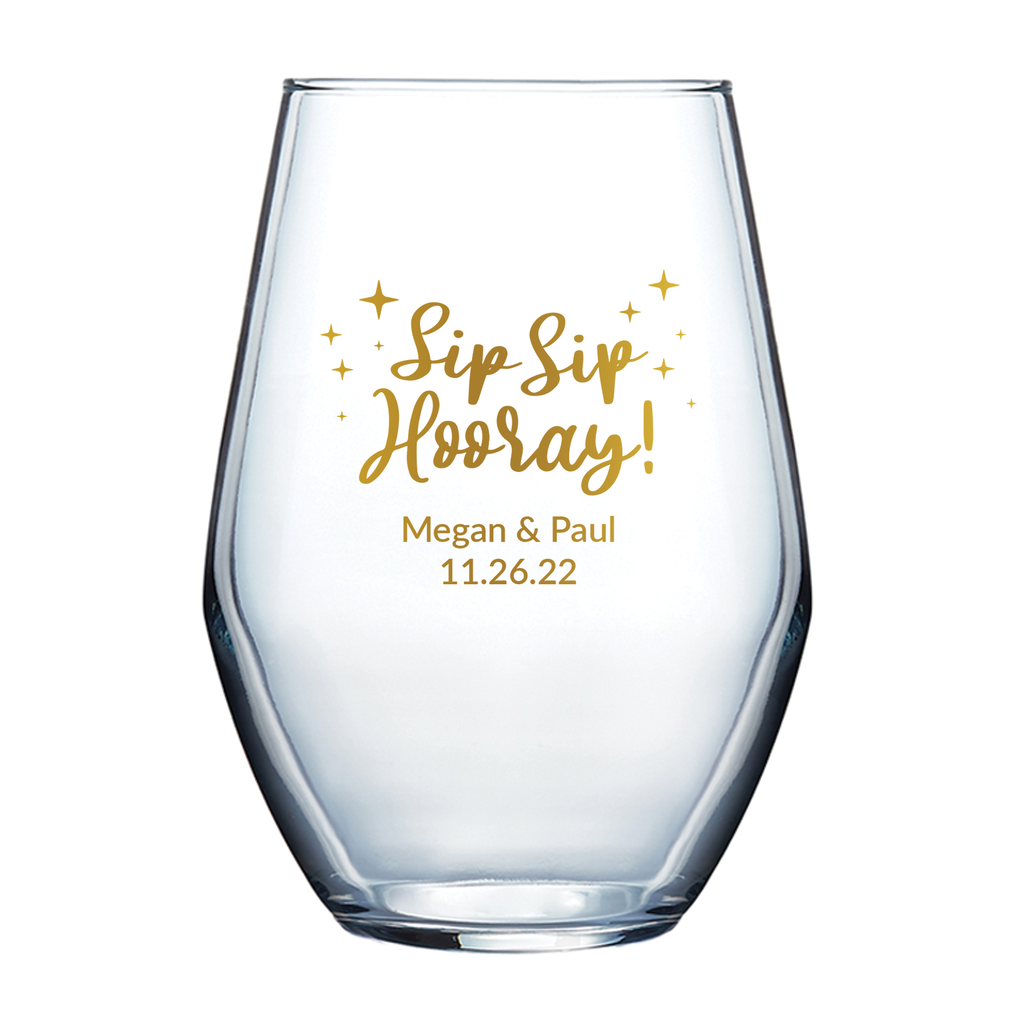 Custom Order - Concerto Stemless Wine