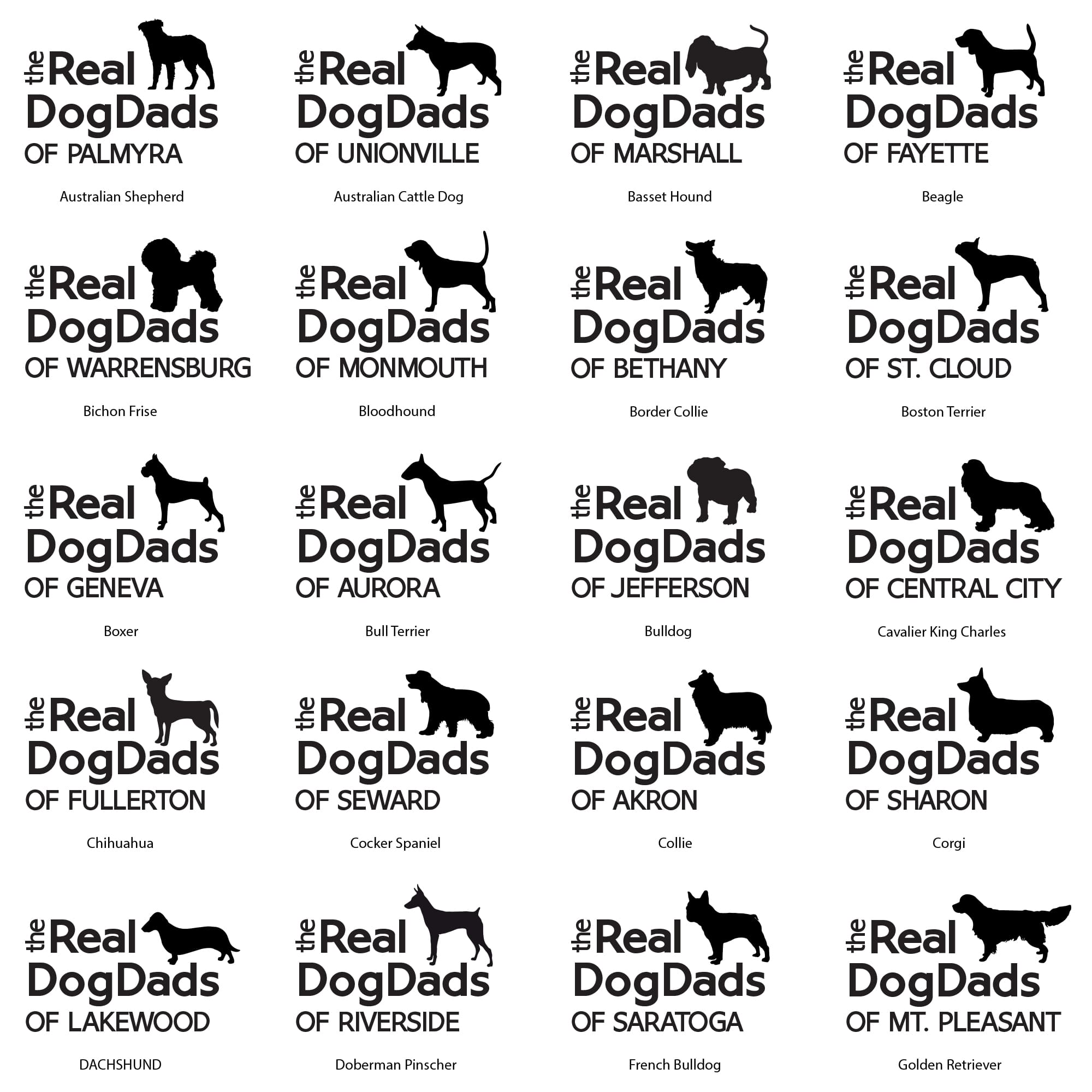 Personalized The Real Dog Dads - Whiskey DOR Glass - Image 2