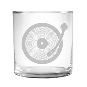 Vintage Vinyl - Whiskey Glass