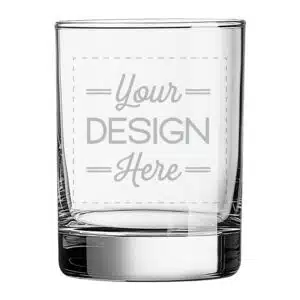 Custom Design Rocks Glass