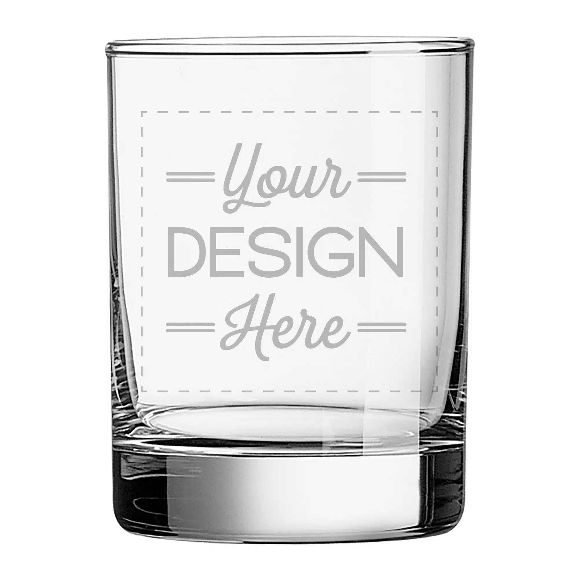 Custom Design Rocks Glass
