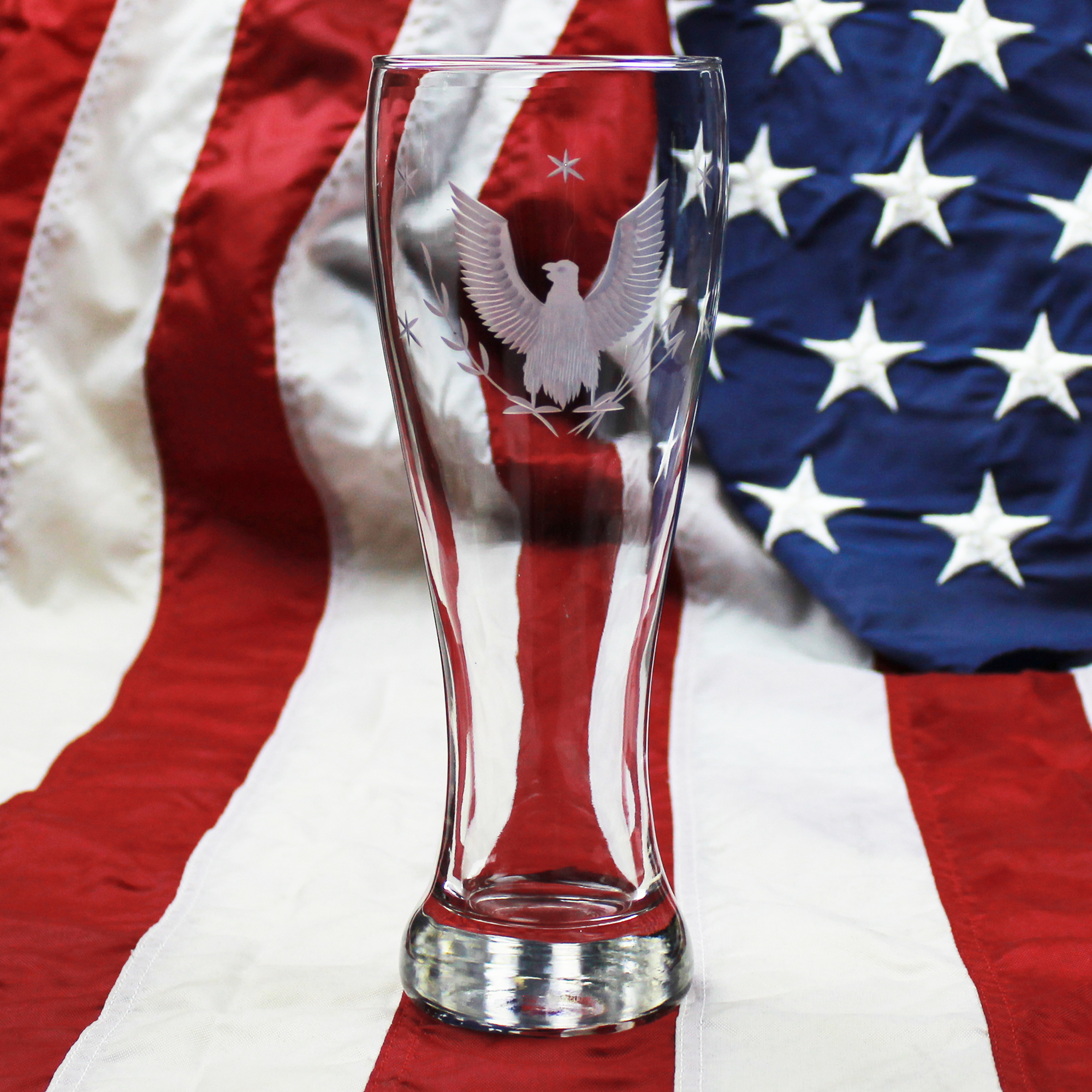 Eagle Hand Cut Weizenbier Glass
