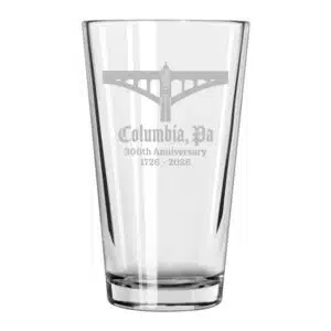 Columbia 300th Anniversary Pint Glass